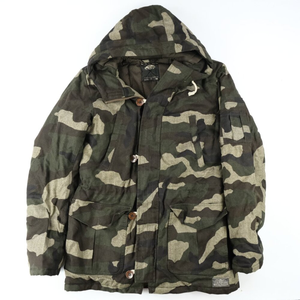 Vans Talavera Jacket (Medium) Forest Camo Winter Coat Off the Wall Parka Jacket